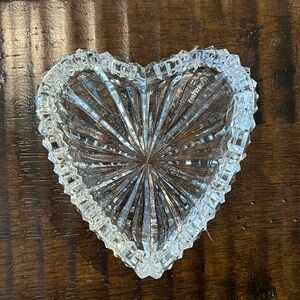 Waterford Crystal Open Heart Trinket Tray